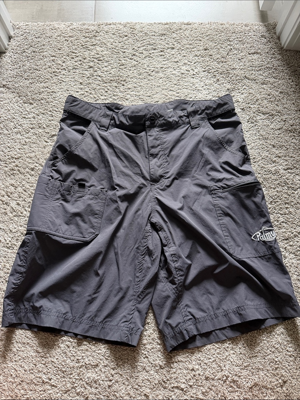 Men's Gray Fishing Shorts